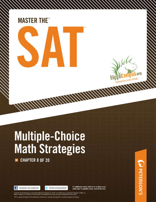 Book cover of Master the SAT: Chapter 8 of 20