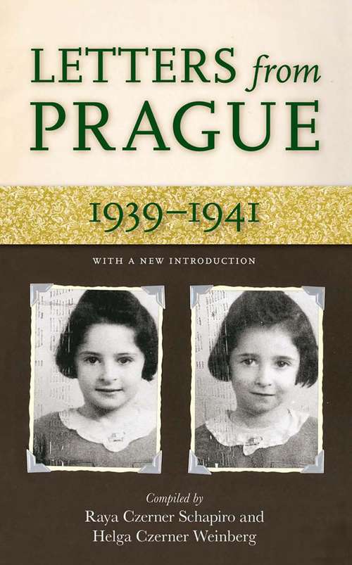 Book cover of Letters from Prague: 1939–1941