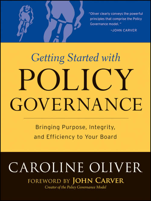 Book cover of Getting Started with Policy Governance