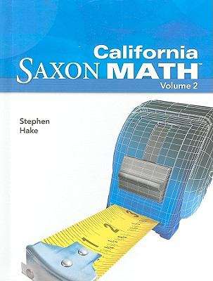 Book cover of Saxon Math, Intermediate 5, Student Edition, Volume 2