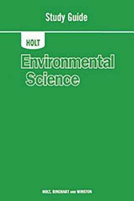 Book cover of Holt Environmental Science, Study Guide