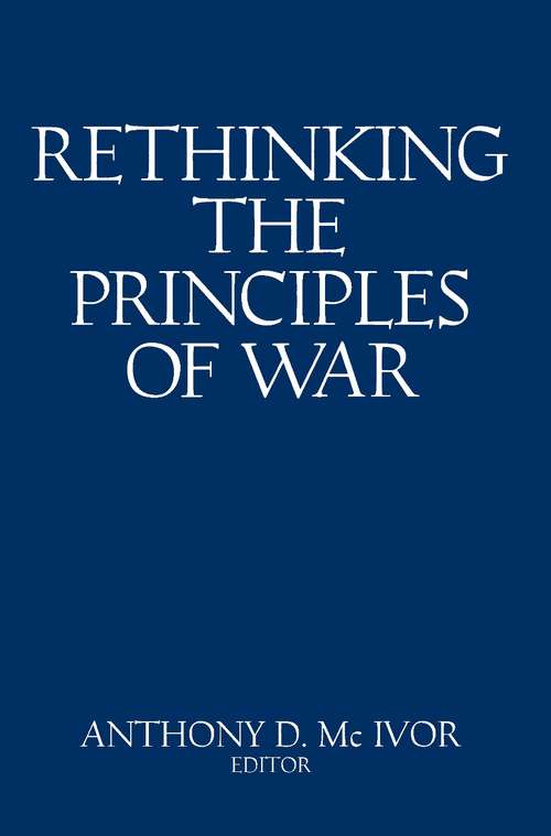 Book cover of Rethinking the Principles of War