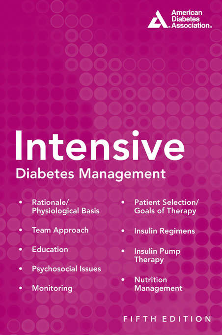 Book cover of Intensive Diabetes Management