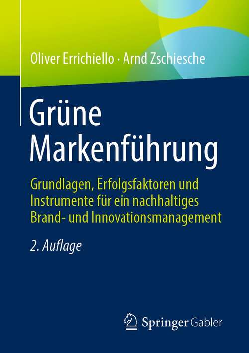 Book cover of Grüne Markenführung