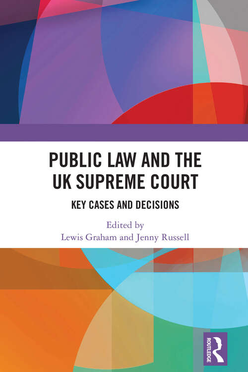 Book cover of Public Law and the UK Supreme Court: Key Cases and Decisions (1)