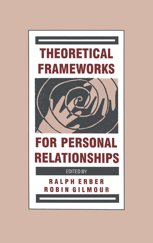 Book cover of Theoretical Frameworks for Personal Relationships