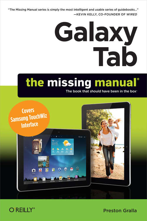 Book cover of Galaxy Tab: The Missing Manual