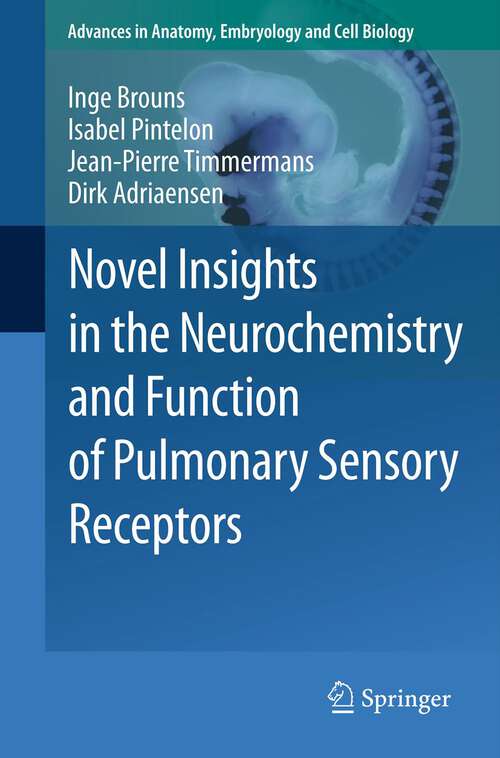 Book cover of Novel Insights in the Neurochemistry and Function of Pulmonary Sensory Receptors