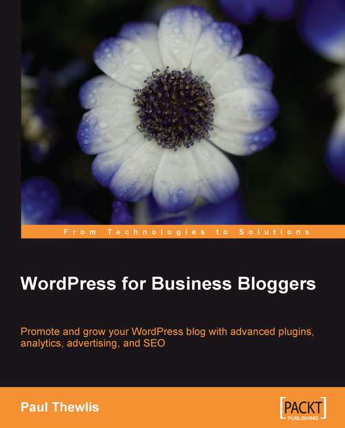 Book cover of WordPress for Business Bloggers
