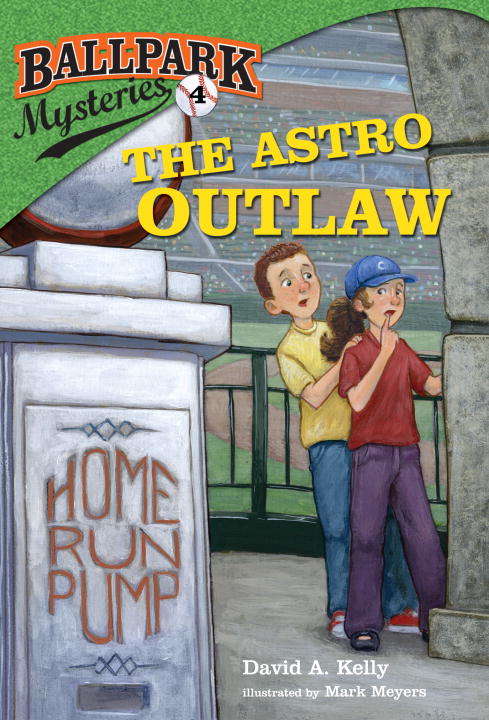 Book cover of Ballpark Mysteries #4: The Astro Outlaw