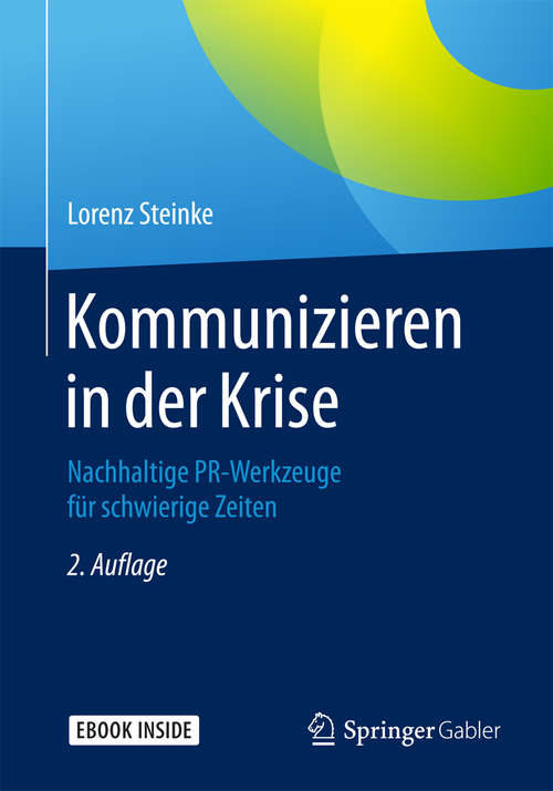 Book cover of Kommunizieren in der Krise