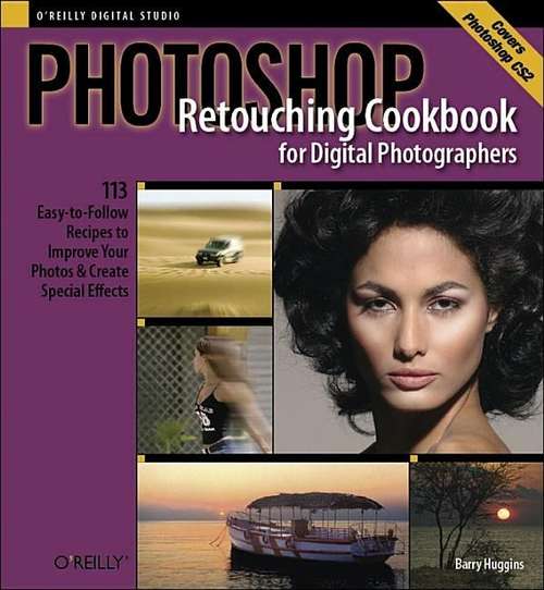 Book cover of Photoshop Retouching Cookbook for Digital Photographers