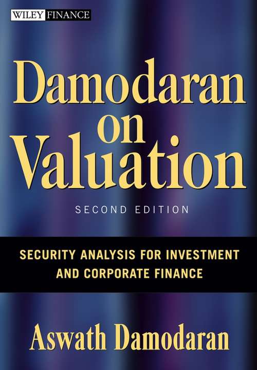 Book cover of Damodaran on Valuation
