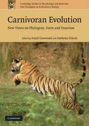Book cover of Carnivoran Evolution: New Views on Phylogeny, Form and Function