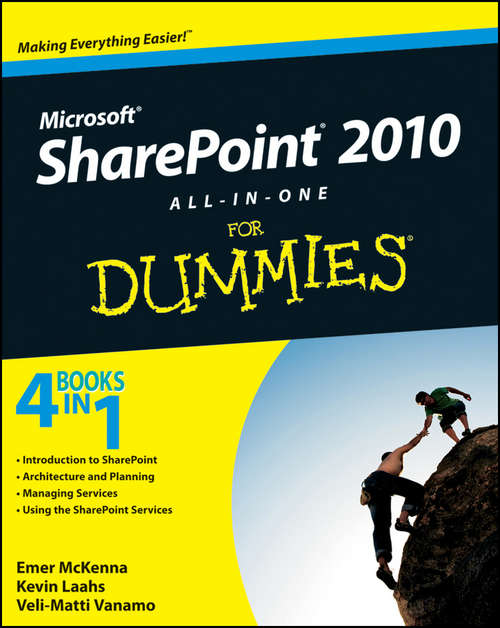 Book cover of SharePoint 2010 All-in-One For Dummies