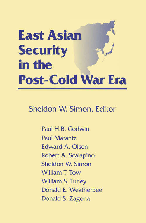 Cover image of East Asian Security in the Post-Cold War Era