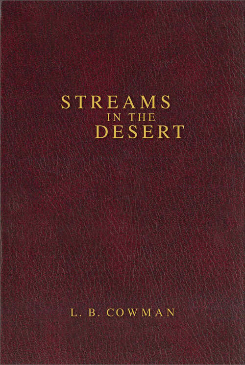 Book cover of Streams in the Desert: 366 Daily Devotional Readings