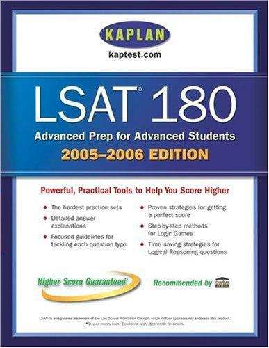 Book cover of LSAT 180