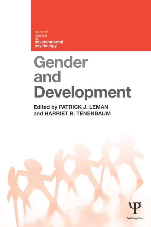 Book cover of Gender and Development (Current Issues in Developmental Psychology)