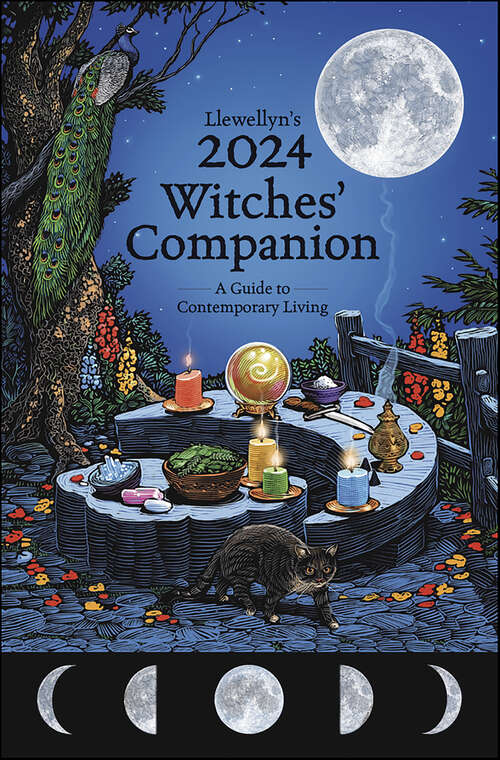 Book cover of Llewellyn's 2024 Witches' Companion: A Guide to Contemporary Living