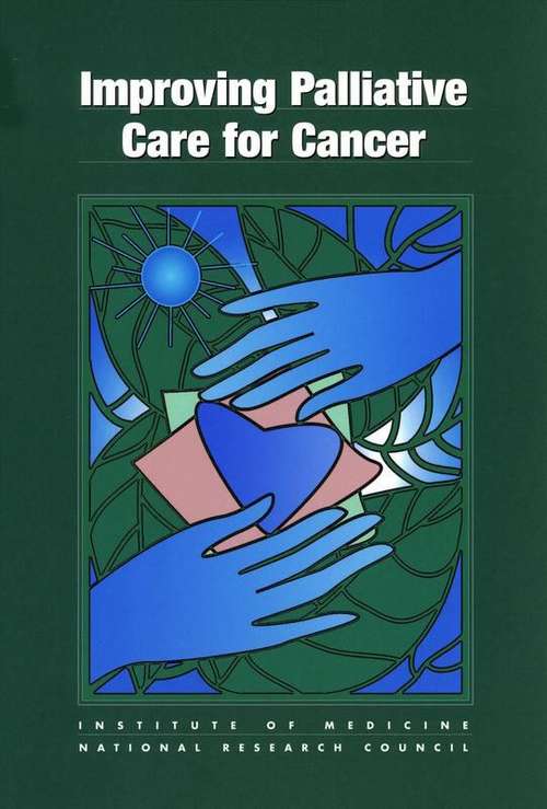Book cover of Improving Palliative Care for Cancer