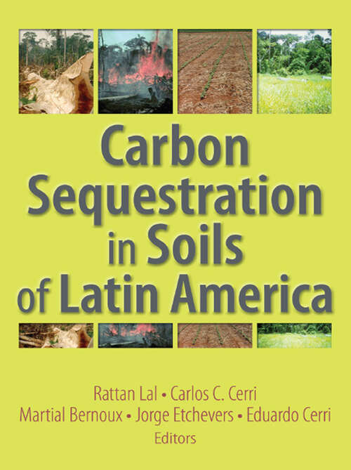Book cover of Carbon Sequestration in Soils of Latin America