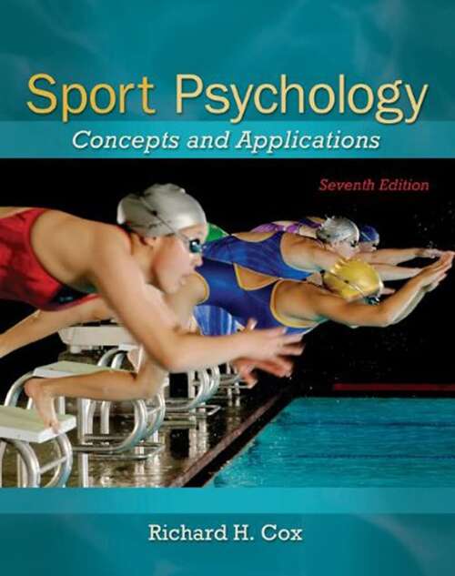 Book cover of Sport Psychology: Concepts and Applications (7)