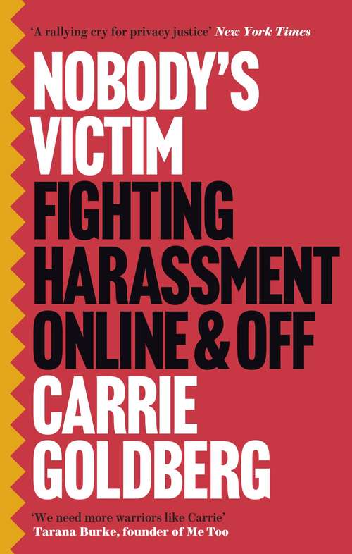 Book cover of Nobody's Victim: Fighting Psychos, Stalkers, Pervs and Trolls