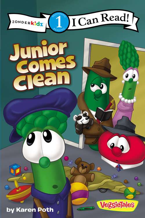 Book cover of Junior Comes Clean / VeggieTales / I Can Read! (Big Idea Books / VeggieTales)