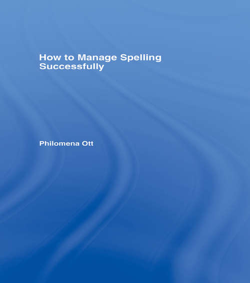 Book cover of How to Manage Spelling Successfully