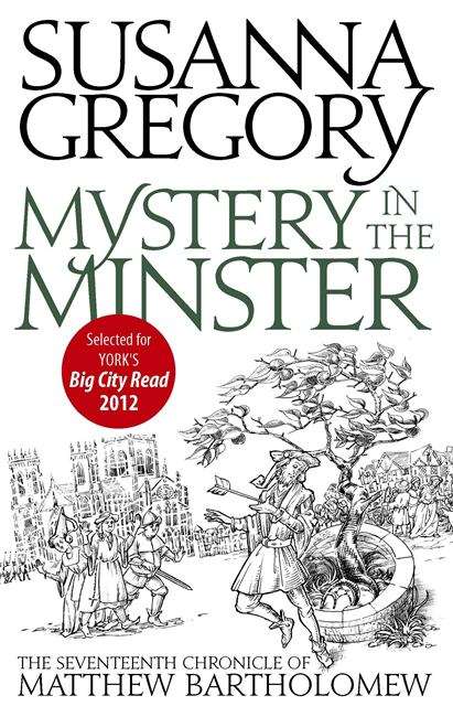 Book cover of Mystery in the Minster (Matthew Bartholomew Chronicles, #17)