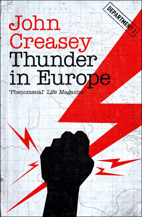 Book cover of Thunder in Europe: A Department Z Adventure (Department Z #6)