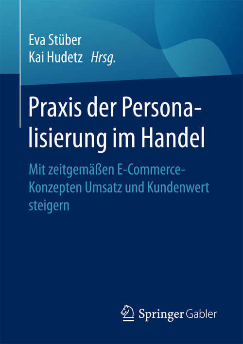 Book cover of Praxis der Personalisierung im Handel