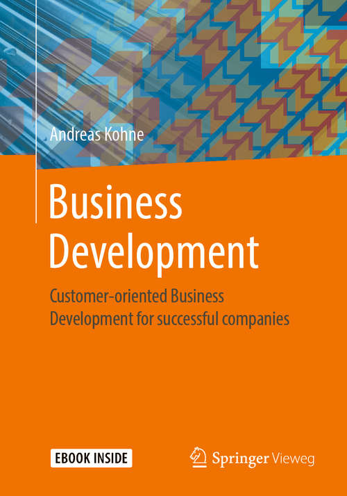 Book cover of Business Development: Customer-oriented Business Development for successful companies (1st ed. 2019)