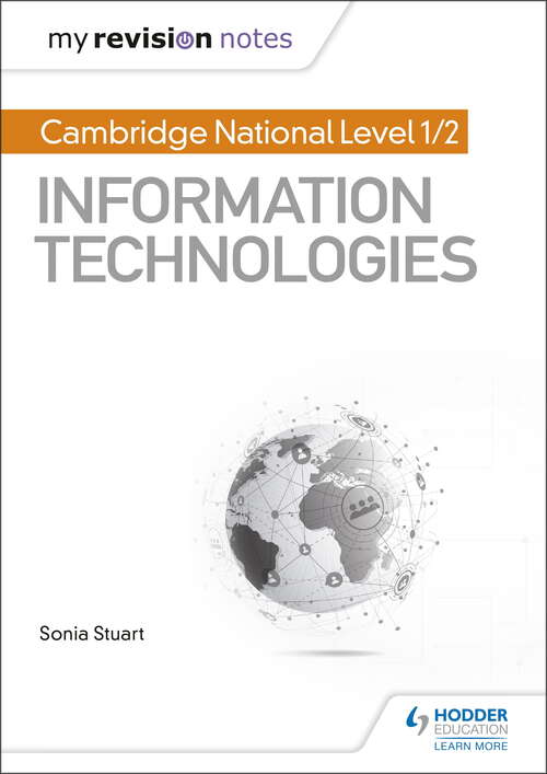 Book cover of My Revision Notes: Cambridge National Level 1/2 Certificate in Information Technologies