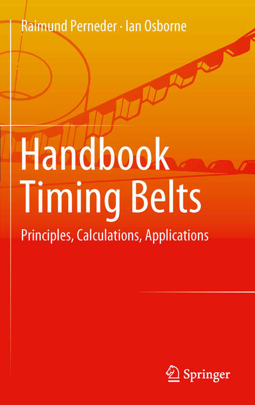 Book cover of Handbook Timing Belts