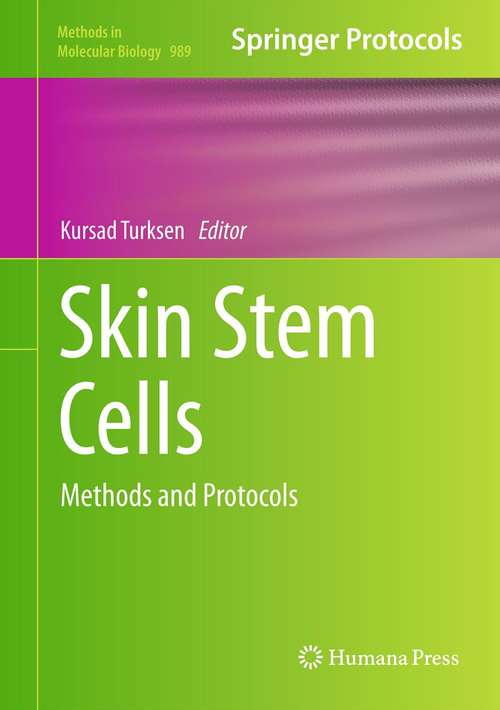 Book cover of Skin Stem Cells