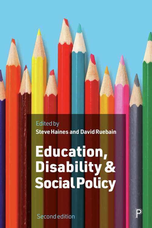 Book cover of Education, Disability and Social Policy (Second Edition)