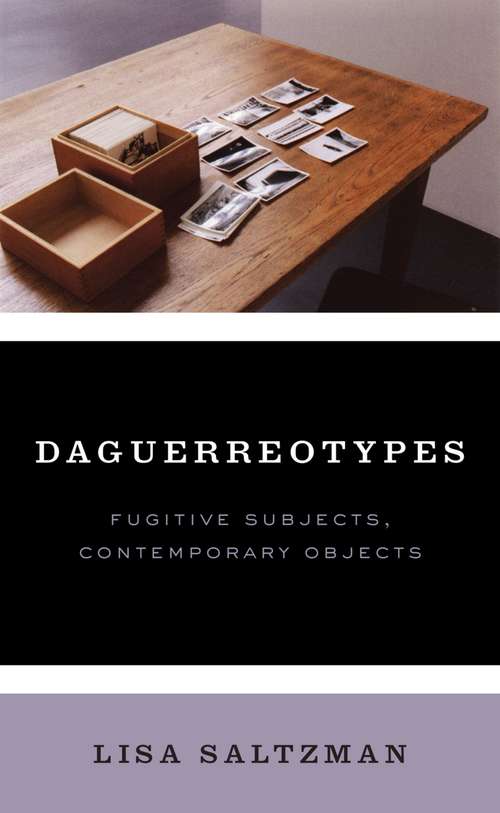 Book cover of Daguerreotypes: Fugitive Subjects, Contemporary Objects