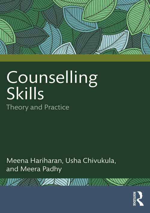 Book cover of Counselling Skills: Theory and Practice