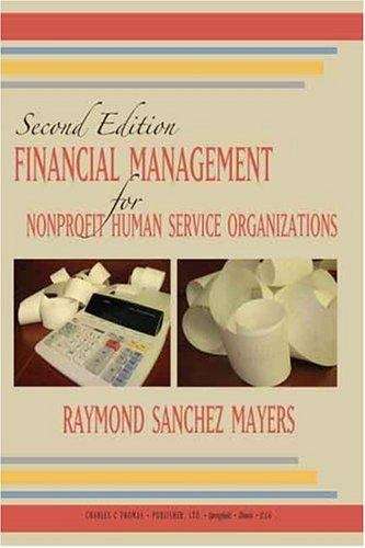 Book cover of Financial Management for Nonprofit Human Service Organizations (Second Edition )