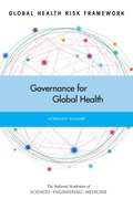 Global Health Risk Framework: Workshop Summary