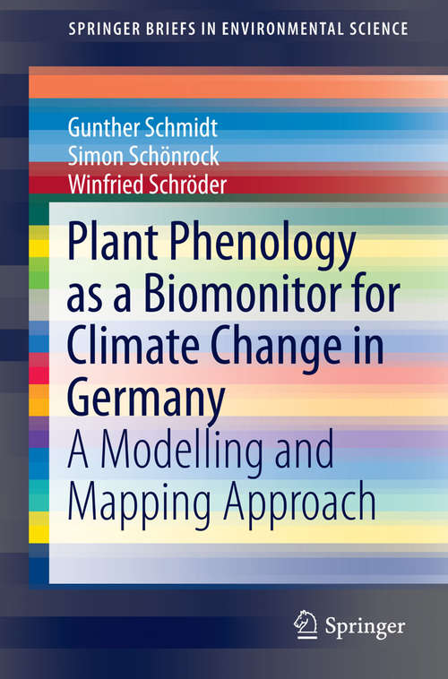 Book cover of Plant Phenology as a Biomonitor for Climate Change in Germany