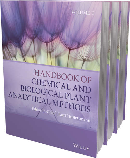 Handbook of Chemical and Biological Plant Analytical Methods, 3 Volume Set