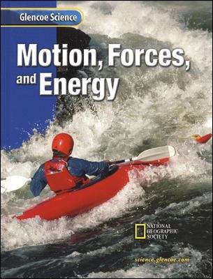 Book cover of Glencoe Science: Motion, Forces, and Energy