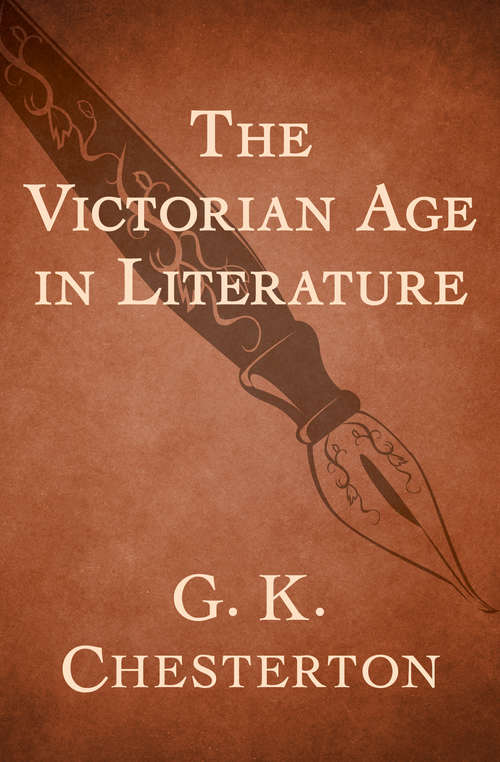 Book cover of The Victorian Age in Literature
