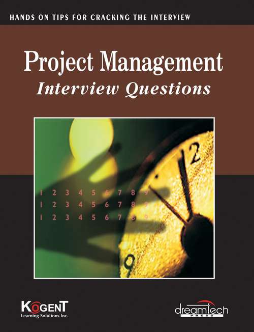Book cover of Project Management Interview Questions