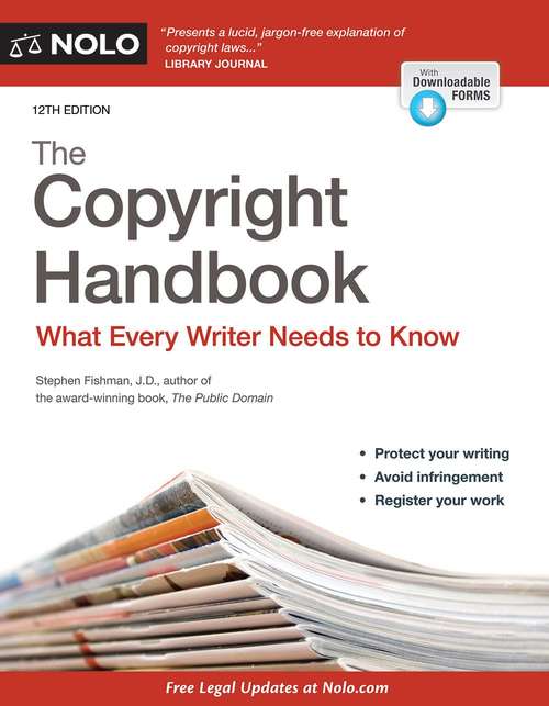 Book cover of The Copyright Handbook