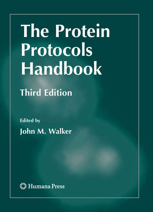 Book cover of The Protein Protocols Handbook
