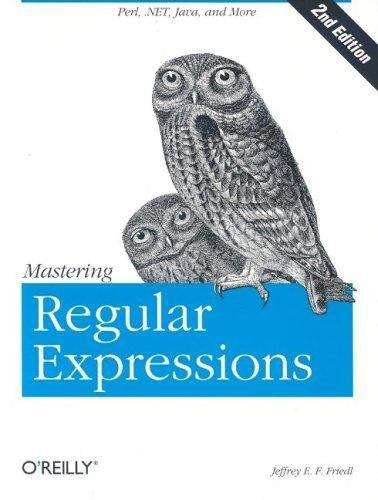 Book cover of Mastering Regular Expressions, 2nd Edition